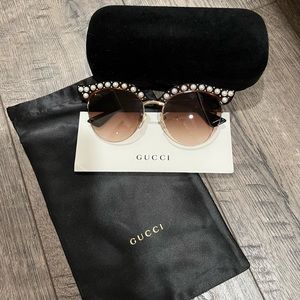 Authentic Gucci Peal Havana Sunglasses!!